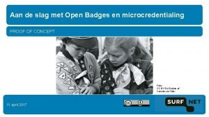 Aan de slag met Open Badges en microcredentialing