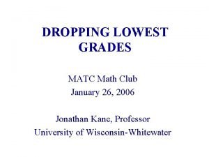 Matc grades Matc grades