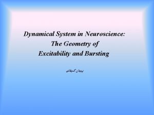 Dynamical systems neuroscience