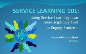 5 stages of service learning