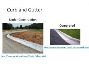 Curb and gutter formwork