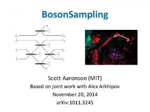 Boson sampling aaronson