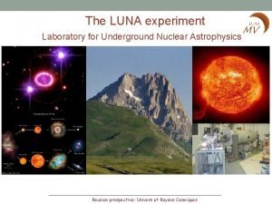 Luna experiment