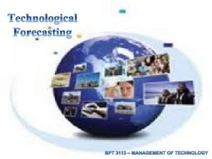 Technology forecasting meaning