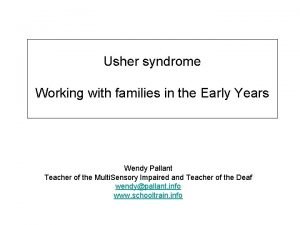 Usher syndrome