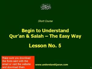 Www.understand quran.com