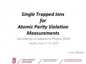 Single Trapped Ions for Atomic Parity Violation Measurements