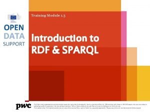 Sparql training