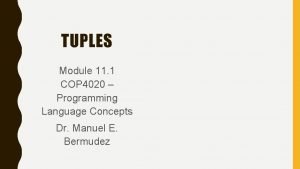 Prolog tuples