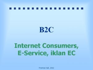 B 2 C Internet Consumers EService iklan EC