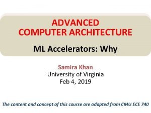 Accelerators computer architecture