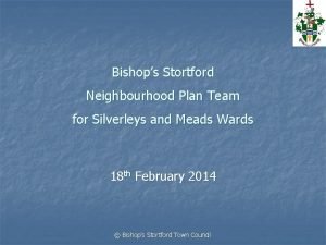 Bishops stortford neighbourhood plan