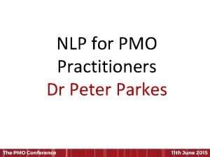 Dr peter parkes