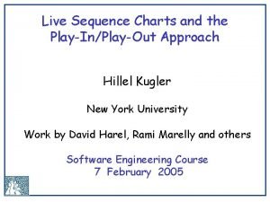 Live sequence charts