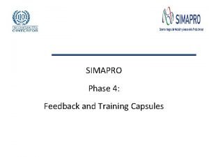 Simapro training