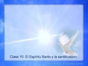 Definicion de santificacion Definicion de santificacion