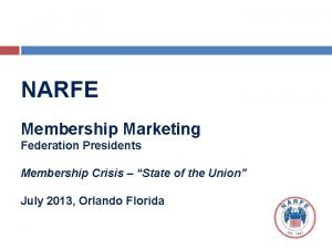 Narfe membership Narfe membership