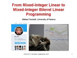 From MixedInteger Linear to MixedInteger Bilevel Linear Programming