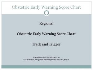 Maternity early warning score chart Maternity early warning score chart