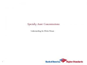 Specialty asset management