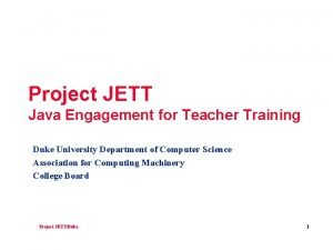 Jett java