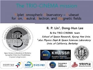 The TRIOCINEMA mission Triplet Ionospheric Observatory Cubesat for