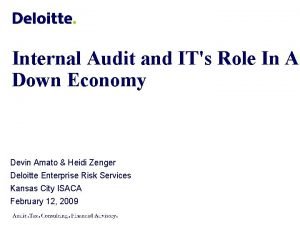 Audit planning memorandum deloitte