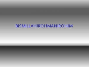BISMILLAHIROHMANIROHIM PENGERTIAN Word Processor adalah program bantu yang