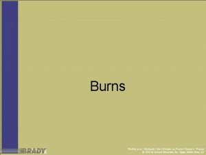 Jackson's theory of thermal burns