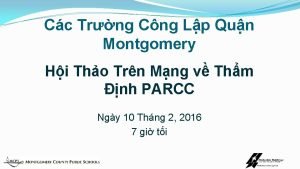 Cc Trng Cng Lp Qun Montgomery Hi Tho
