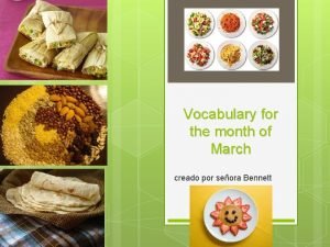 Vocabulary for the month of March creado por