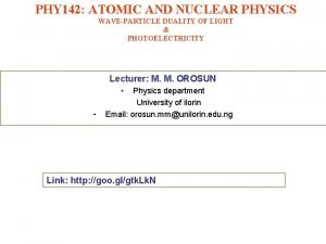 Physics 142 Physics 142