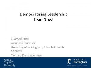 Stacey johnson nottingham