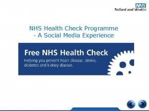 Social media health check