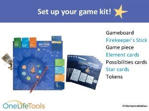 Set up your game kit Gameboard Firekeepers Stick
