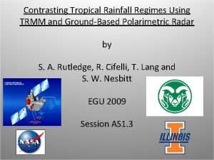 Contrasting Tropical Rainfall Regimes Using TRMM and GroundBased