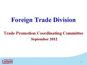 Foreign trade regulations ftr