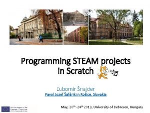Programming STEAM projects in Scratch ubomr najder Pavol