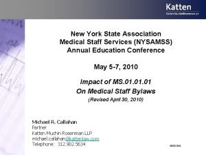 New York State Association Medical Staff Services NYSAMSS