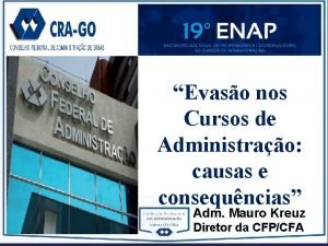 Evaso nos Cursos de Administrao causas e consequncias