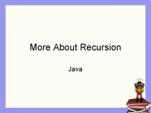 More About Recursion Java Recall A Towers Problem