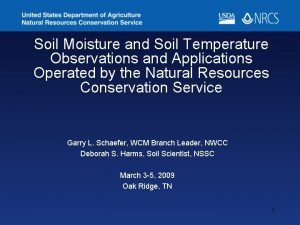 Soil Moisture and Soil Temperature Observations and Applications