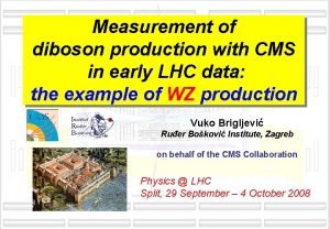Measurement of diboson production with CMS in early