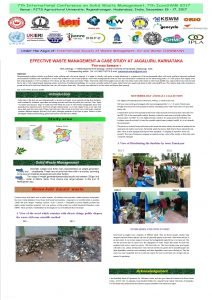 EFFECTIVE WASTE MANAGEMENTA CASE STUDY AT JAGALURU KARNATAKA