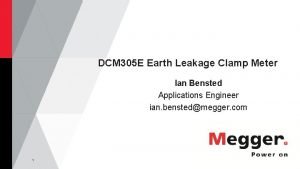 Megger dcm305e earth leakage clamp meter