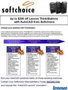 Up to 200 off Lenovo Think Stations with