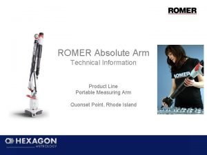 Romer absolute arm 7525
