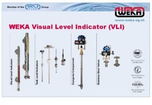 WEKA Visual Level Indicator VLI Location WEKA is