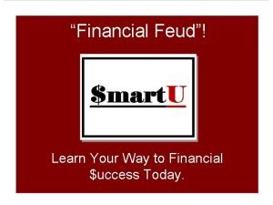Financial Feud sti Learn Your Way to Financial