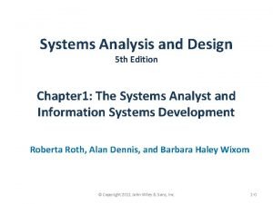 Systems analyst career progression
